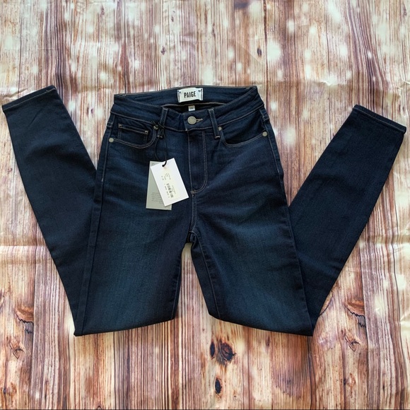 NWT PAIGE Hoxton Ankle Skinny Jeans - Picture 2 of 12